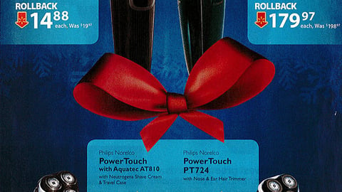 Norelco Holiday FSIs