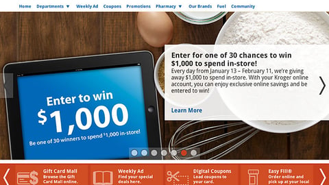 Kroger 'Account Acquisition' Sweepstakes