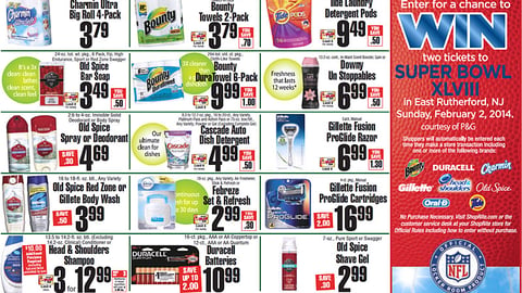 P&G ShopRite 'Super Bowl' Sweepstakes