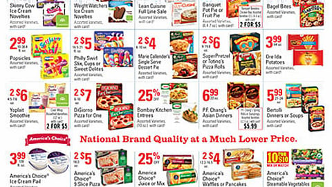 A&P 'Frozen Food Month' Sweeps