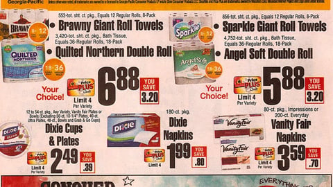ShopRite Georgia-Pacific 'Smart Savings' Feature