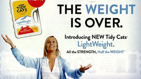 Tidy Cats Walmart 'Weight is Over' FSI