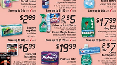 Winn-Dixie P&G 'Bonus Fuelperks' Feature