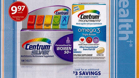 Centrum Walmart 'Take the Lead' FSI