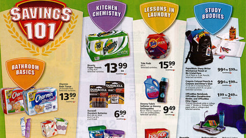 Dominick's P&G 'Savings 101' FSI