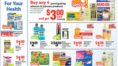 Ahold J&J 'Healthy Essentials' Feature
