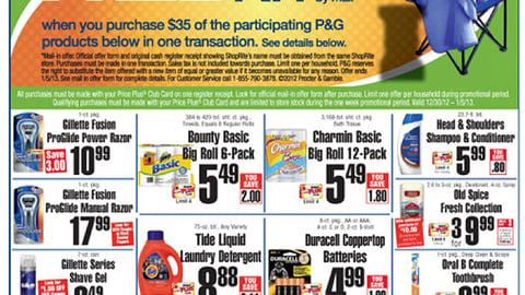 ShopRite P&G 'Spectator Kit' Incentive