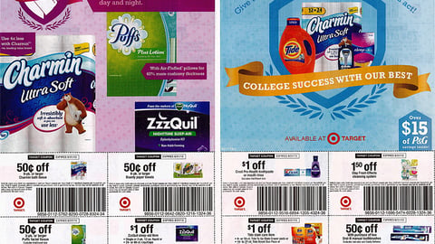 P&G Target Back to College FSIs