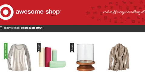 Target Pinterest 'Awesome Shop'