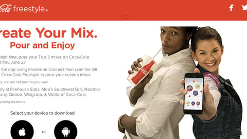 Coca-Cola Freestyle Mobile App