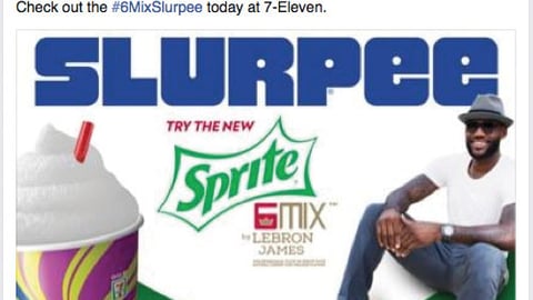 7-Eleven LeBron James Slurpee Promotion