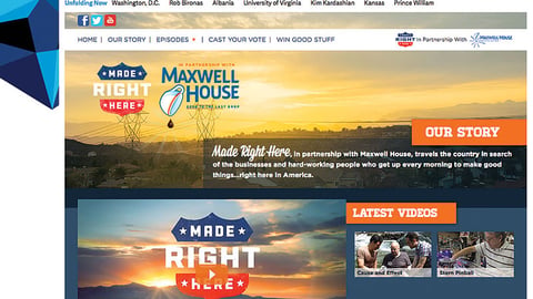 Maxwell House 'Made Right Here' Video Series