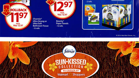 P&G Walmart 'brandSaver' Insert
