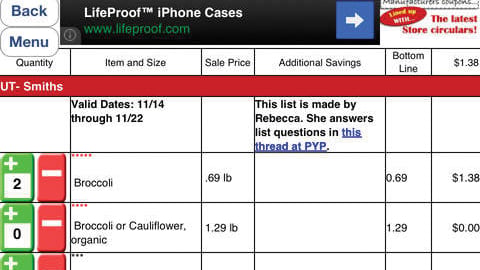 Grocery Smarts Coupon Shopper App