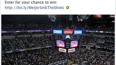 Meijer 'Big Ten Sink the Shots' Sweepstakes
