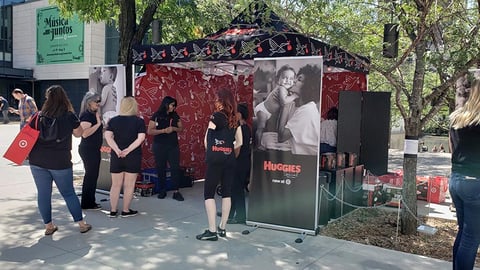 Huggies Special Delivery Target Event Tent