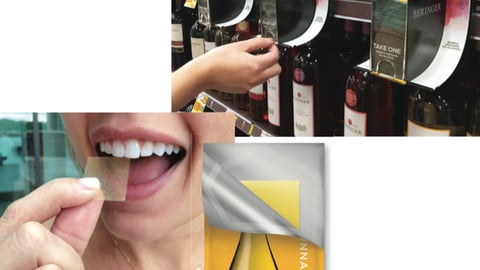 Beringer Wine Tasting Strip Sampling Display