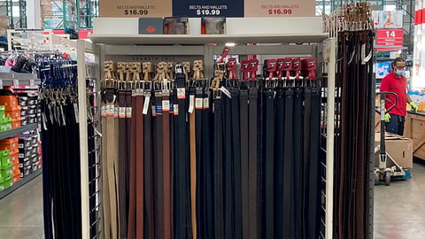 BJ's Four-Way Belt Rack