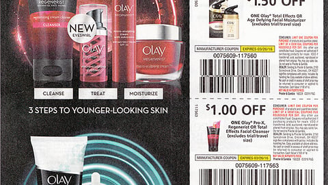Olay Regenerist 'Ageless Skin' FSI