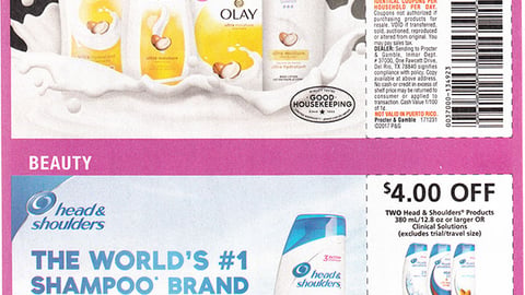 Head & Shoulders '#1 Shampoo Brand' FSI