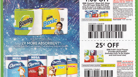 P&G 'New Year's Savings Celebration' FSI