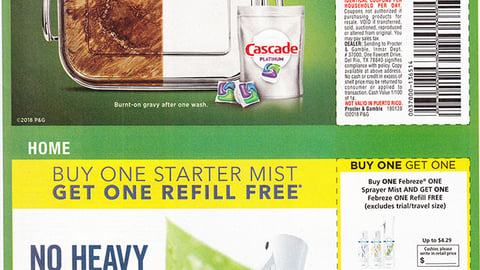 Febreze 'No Heavy Perfumes' FSI
