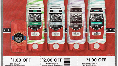 Old Spice 'Try New Hydro Wash' FSI