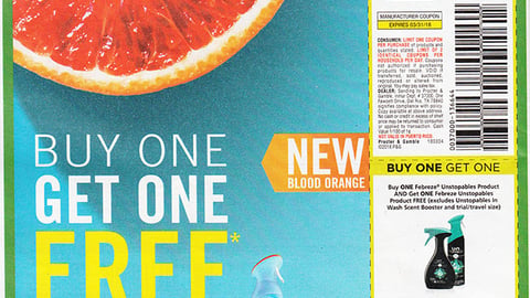 Febreze 'Get One Free' FSI