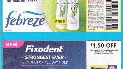Fixodent 'Strongest Ever' FSI