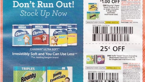 P&G 'Don't Run Out' FSI