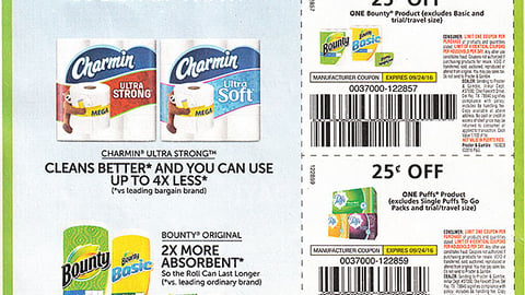P&G 'Be Prepared For Labor Day' FSI