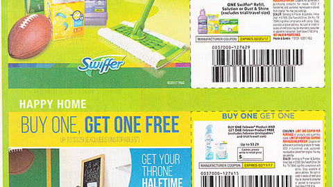 Febreze 'Get Your Throne Halftime Ready' FSI