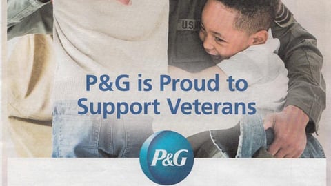 P&G 'Proud To Support Veterans' FSI