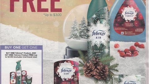 Febreze 'Buy One, Get One Free' FSI