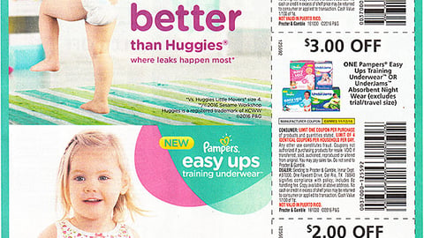 Pampers 'Looks and feels more like real underwear' FSI