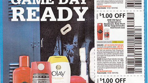 Old Spice 'Game Day Ready' FSI
