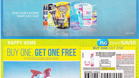 Febreze 'Buy One, Get One' FSI