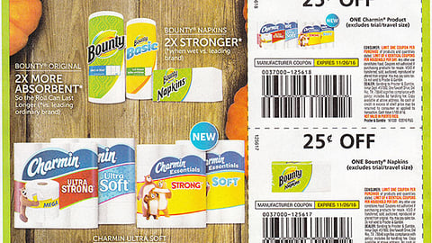 P&G 'Thanksgiving Is Just Around The Corner' FSI
