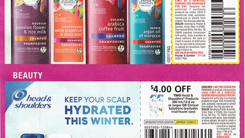 Head & Shoulders 'Hydrated' FSI