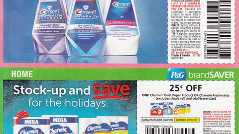 P&G 'Stock Up & Save' FSI