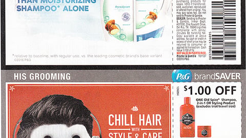 Old Spice 'Chill Hair With Style & Care' FSI