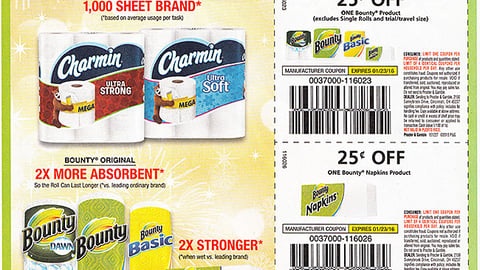 Charmin 'A New Year for Savings' FSI