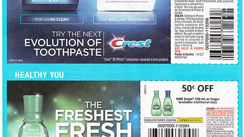 Crest 'Reviews to Smile About' FSI