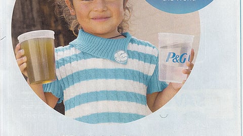 P&G 'The Power of Clean Water' FSI