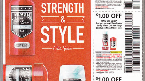 Old Spice 'Strength & Style' FSI