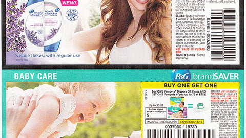 Pampers 'Happy Mother's Day' FSI