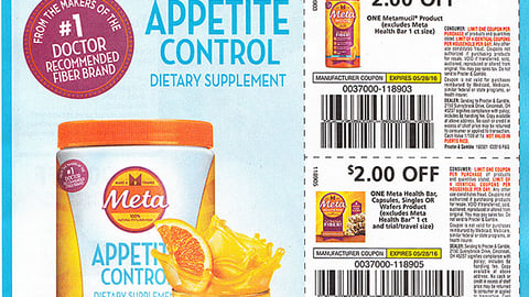 Metamucil 'Appetite Control' FSI