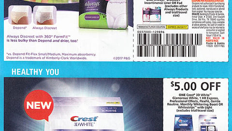 Crest 'Whitens 2X Better' FSI
