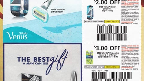 Gillette 'The Best Gift' FSI