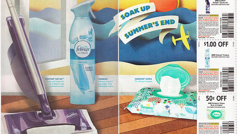 P&G 'Soak Up Summer's End' FSI